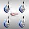 Service Caster 5 Inch 316SS Blue Poly Swivel 7/8 Inch Expanding Stem Caster Set Brake SCC SCC-SS316EX20S514-PPUB-BLUE-TLB-78-4 - alternate 3